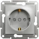 Розетка Schneider Electric Asfora 220 В со шторками Алюминий (EPH2900261) - изображение 3