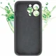 Чохол силіконовий Silicone Case Full Camera Protective (AA) NO LOGO для Apple iPhone 15 Pro Max Сірий | Dark Gray - зображення 2
