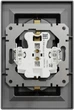 Розетка двойная Schneider Electric Asfora с заземляющим контактом Антрацит (EPH9900171) - изображение 5