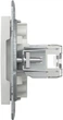 Розетка Schneider Electric Asfora RJ45 тип UTP категорія 6 Біла без рамки (EPH4770121) - зображення 3