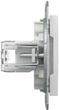 Розетка Schneider Electric Asfora RJ45 тип UTP категорія 6 Біла без рамки (EPH4770121) - зображення 6