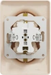 Розетка двойная Schneider Electric Unica New с заземлением внутренняя Слоновая кость (NU206744) - изображение 4