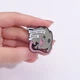 Брошь-значок унисекс BROCHE бижутерия Животные Крыса серая BRGV113635 - изображение 6