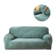 Защитный чехол на трехместный диван Diana Textile Plush Velvet, 190-230 см, Мятный - изображение 1