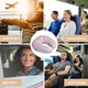 Подушка рогалик дорожня 32х32 см Travel IDEIA для подорожей, для шиї та голови, антиалергенна сірий - зображення 5