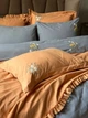 Постельное белье Saheser. Fiorella orange хлопок с вышивкой-Евро - изображение 3