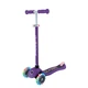 Детский самокат Globber Primo Lights Dark Purple от 3 до 7 лет (423-603-4) - изображение 1