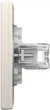 Розетка двойная компьютерная Schneider Electric Asfora RJ-45 кат. 6 UTP Бежевая (EPH4800123) - изображение 5