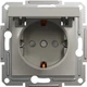 Розетка Schneider Electric Asfora с заземлением и крышкой Бронзовая (EPH3100169) - изображение 2