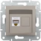 Компьютерная розетка Schneider Electric Asfora RJ45 5 категория UTP Бронзовая (EPH4300169) - изображение 4