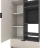 Шкаф Metkas Home A001R 800x420x2300 ЛДСП Кашемир-Антрацит (MA001R-KA) - изображение 3