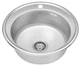 Кухонная мойка KRONER (KRP) Satin-510 D0.8T180 - изображение 2