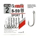 Крючок FANATIK SPORT S-59 №2 5шт.,S-59-2 - изображение 2