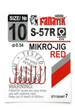 Гачок Fanatik S-57 Red №10 - одинарний 7шт.,S-57R-10 - зображення 2