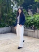 Кардиган вязаный женский Uniqlo 279202827 L Синий (1159825473) - изображение 11