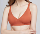 Топ для кормления грудью и беременности микрофибра Модал на запах Теракот M - изображение 4