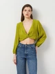 Футболка женская Zara 1971/945 L Зеленая (01971094511040) - изображение 1