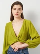 Футболка женская Zara 1971/945 L Зеленая (01971094511040) - изображение 4