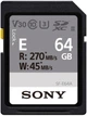 Карта пам'яті Sony SDXC 64GB C10 UHS-II U3 V30 R270/W45MB/s Entry - изображение 1