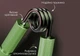 Кистевой эспандер ножницы YogaLife Hand Grip Pro 91 кг (200 lb) зеленый (ручной пружинный тренажер) YL200LBGR - изображение 2