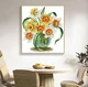 Набір для вишивання за нанесеною на канву схемою "Lily Flower 4". AIDA 14CT printed 32*35 см - зображення 2