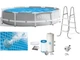 Каркасный бассейн Intex 26706 Prism Frame Pool 305х99 см с фильтр-насосом и лестницей Объем 6500 лит - изображение 1