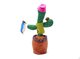 Танцующий поющий кактус с микрофоном Олег Патриот Dancing Cactus с подсветкой 32 см (Без цензуры) повторюшка - изображение 3