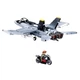 Конструктор SLUBAN M38-B0928 Model Bricks Боевой самолет, 682 детали, в коробке - изображение 4