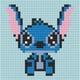 Алмазна мозаїка (міні) Стіч (Stitch), 10х10 см - зображення 1