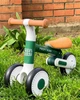 Беговел детский зеленый PROFI KIDS MBB 1013-3 3 колеса от 12 до 36 месяцев - изображение 2