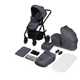 Универсальная коляска 2 в 1 Lionelo AMBER PLUS GREY GRAPHITE - изображение 5