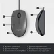 Мишка Logitech M100 USB Black (910-006652) - изображение 6