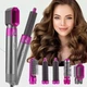 Стайлер фен-щітка 5 в 1 Hot Air Styler для різних типів волосся з функціями надання об'єму випрямлення - зображення 10