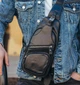 Рюкзак-слінг на одне плече Tidin Bag 32321 Чорний 17х32х7 см - зображення 1