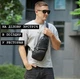 Рюкзак-слінг на одне плече Tidin Bag 32321 Чорний 17х32х7 см - зображення 11