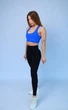 Лосины женские спортивные с эффектом push-up пуш-ап Бесшовные Тайтсы Черный размер М (70002) - изображение 6