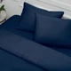 Постельное белье Tivolyo Home Casual lacivert делюкс сатин полуторное - изображение 3