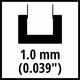 Шина для цепной пилы Einhell 15см, 1.0мм (4500163) - изображение 3