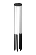 Светильник MSK Electric Beatrice подвесной на круглой основе NL 3045-6R BK - изображение 2