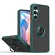 Чехол Fiji Colorframe для Samsung Galaxy S24 FE (S721) матовый бампер с кольцом подставкой Green - изображение 1