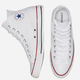 Жіночі кеди високі Converse Chuck Taylor All Star M7650C 36.5 (4US) Білі (886952780395) - зображення 5