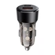 Автомобільний зарядний пристрій ACEFAST B12 60W (USB-A+USB-C) dual-port car charger Black (6974316282914) - изображение 1