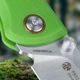Складной туристический нож Ruike P882-G, (8.5 см) 12C27 / G10 зеленый - изображение 13