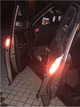 Отражатель на автомобильную дверь Светоотражающая наклейка для дверей авто 4 штуки Красный - изображение 3