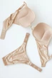 Набір білизни Victoria's Secret Bombshell Add-2-Cups Smooth Push-Up Bra Praline розмір 34C - S - зображення 2