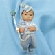 Пупс TK Union Group Pure Baby с голубыми глазами 33см с аксессуарами - изображение 1