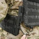 Плитоноска Kiborg GU gen.1 черный мультикам с системой быстрого сброса и NIR-пропиткой от ПНБ - изображение 8