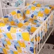 Простынь MirSon Бязь 20-0038 Cute animals 150х220 см (2200010284348) - изображение 3