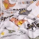 Простирадло MirSon Ranforce Elite 17-0698 Smoky Dinosaurs 110х160 см (2200010459838) - зображення 4