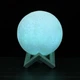 Светодиодный детский ночник “Луна” светильник с RGB подсветкой + подставка, диаметр 8.5 см, белый (88261118) - изображение 5